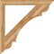 Ekena Millwork Olympic Traditional Rough Sawn Bracket, Western Red Cedar, 4"W x 46"D x 46"H BKT04X46X46OLY01RWR - alternate 2